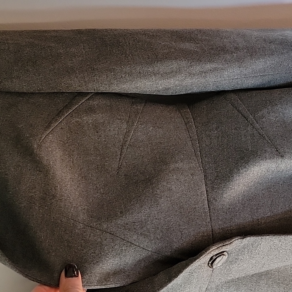 Bob Mackey Gray Blazer With Single Button Closure - image 2